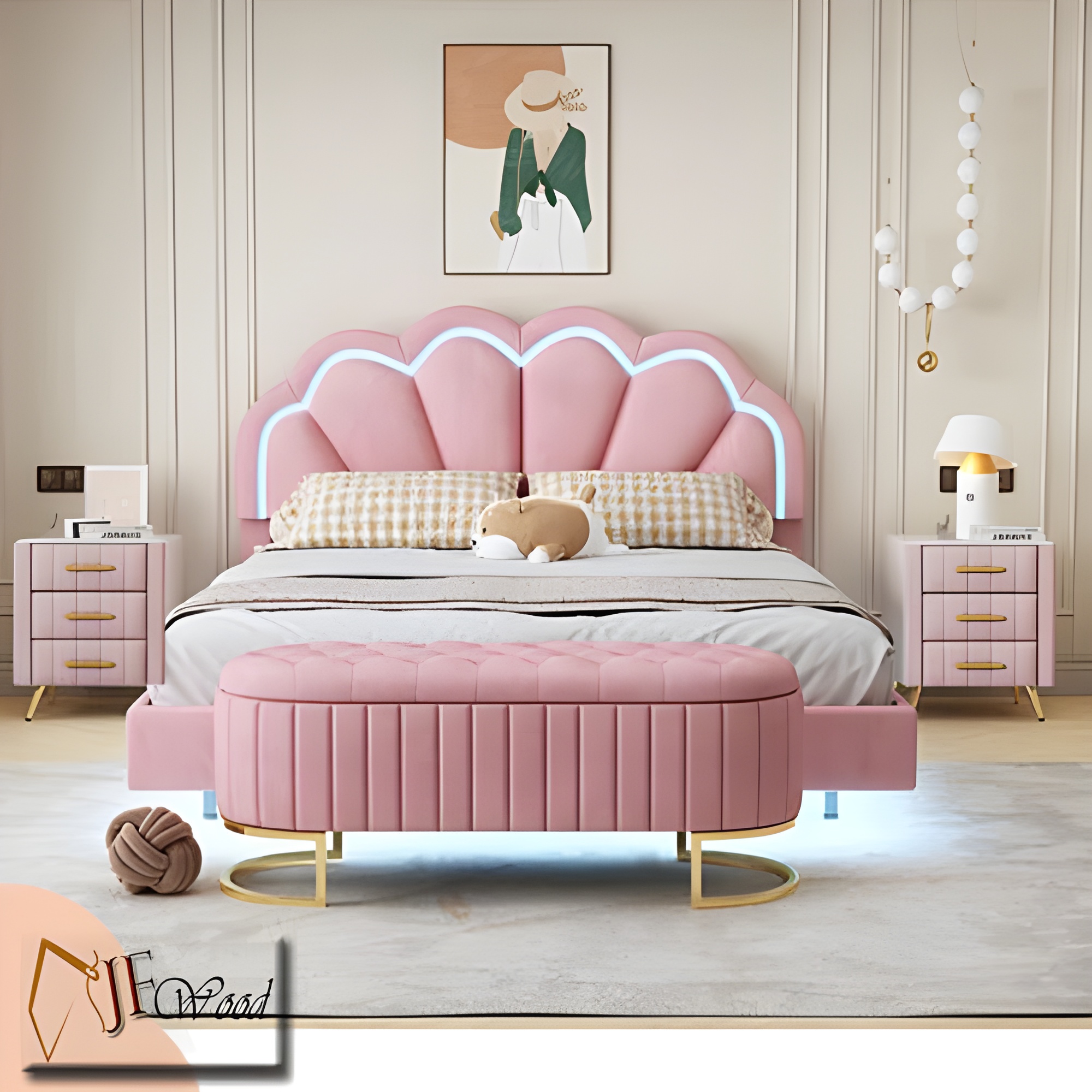 Luxury Tesla Bedroom Set